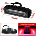 thumbnail image 2 of 4 Inch 30W LED Forklift Truck Car Warning Lamp Working Light Bar Warehouse Danger Area Light (2Pcs), 2 of 8