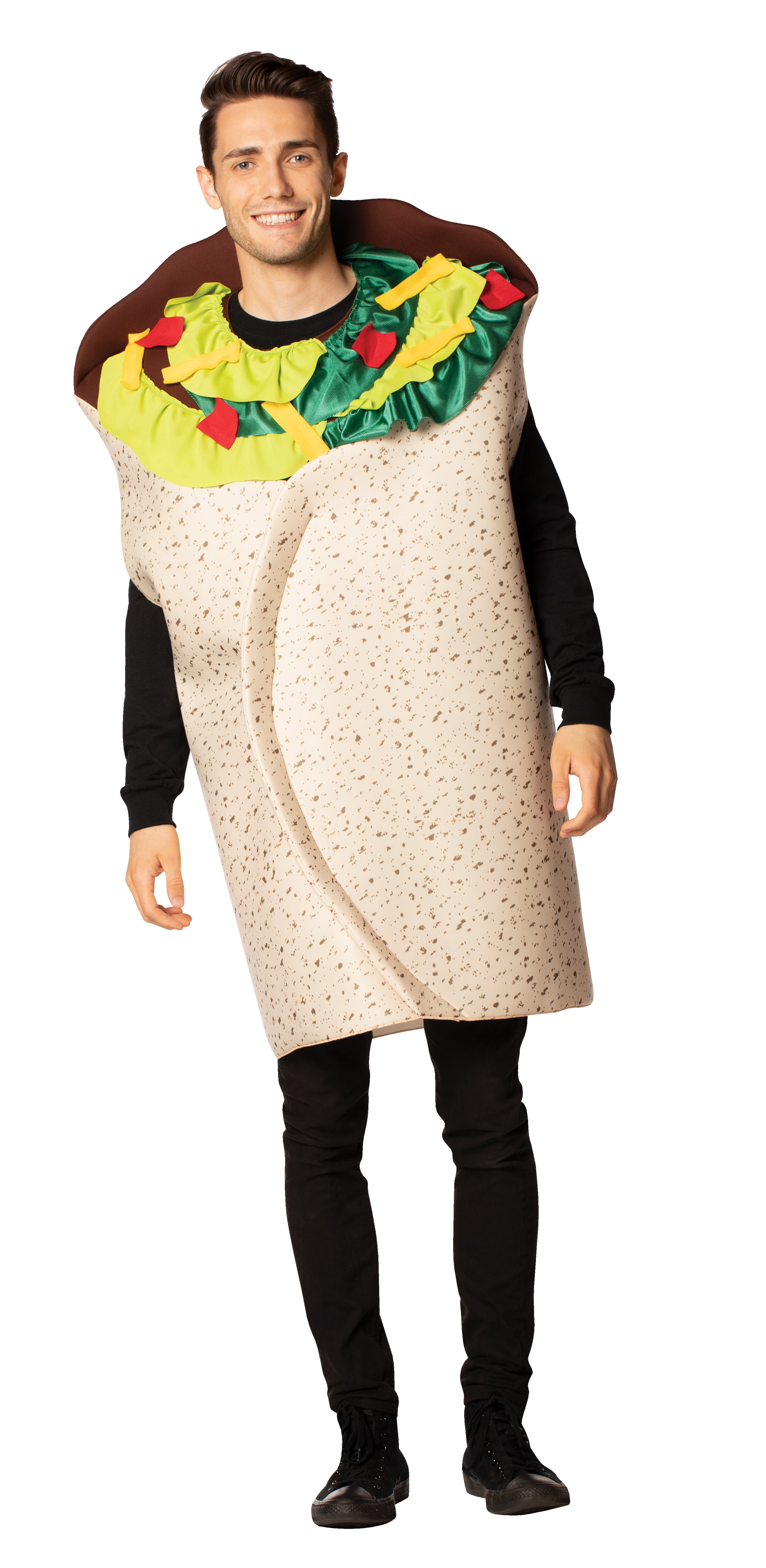 Rasta Imposta Deluxe Burrito Halloween Costume, Tan, Men's Adult One