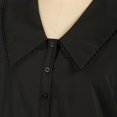 thumbnail image 6 of Hanna Nikole Women Plus Size Button Down Shirt Long Sleeve Lapel Collar Vintage Blouses Coat Tops, 6 of 7