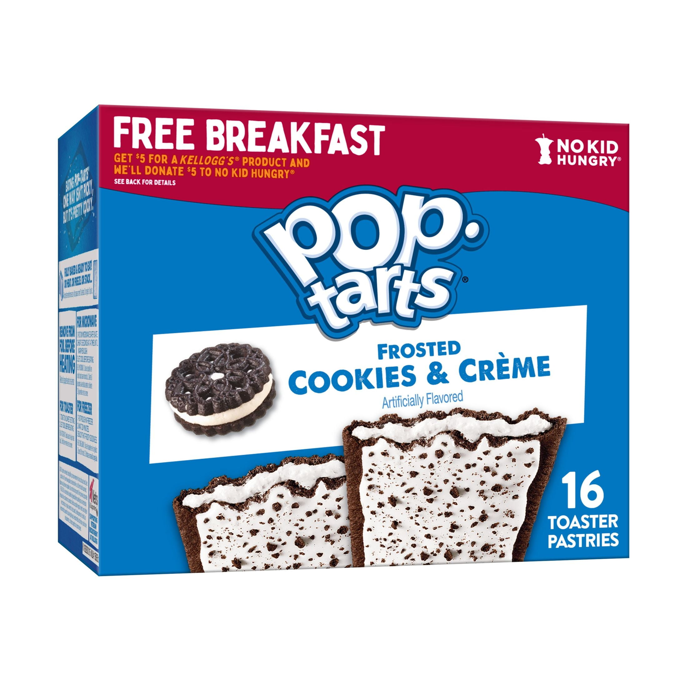 Frosted Cookies Creme Breakfast Toaster Pastries, 27 oz, Count -
