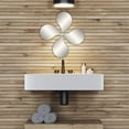 thumbnail image 6 of Evideco 7.90" x 5.14" Asymmetrical Wall Mirror, White, Set of 4, 6 of 9