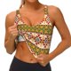 thumbnail image 3 of Fotbe Aztec Sujetador Deportivo Largo sin Aros para Mujer con Almohadillas y Soporte Medio, Transpirable y Absorbente, Camiseta Tipo Chaleco o Tank Top-Small, 3 of 8