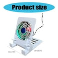 thumbnail image 3 of Foldable Phone Holder Stand With Cooling Fan Radiator USB Power Gamings Accessory For Smartphone Tablet Quiet Operations, 3 of 9