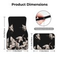 thumbnail image 5 of Pofeuu Japanese White Crane Print Car Foot Mat Set of 4 Pieces - All-Weather Full Set Floor Mats for Cars Trucks SUVs, 5 of 7