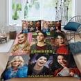thumbnail image 2 of Zombie de Disney Conjunto de sábanas temático, trío de piezas, cómodo y amigable con la piel, diseño único, regalo de decoración para el hogar para familiares, amigos y fans,173cm *218cm, 2 of 6