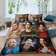 thumbnail image 2 of Zombie de Disney Conjunto de sábanas temático, trío de piezas, cómodo y amigable con la piel, diseño único, regalo de decoración para el hogar para familiares, amigos y fans,135cm *200cm, 2 of 6