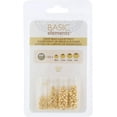 thumbnail image 6 of The Beadsmith Basic Elements Crimp Beads, 4 Vials in Assorted Sizes, Gold Color, Uniform Round Shape, No Sharp Edges, Designed to Secure The Ends of Jewelry Stringing Wires and Cables, 6 of 7