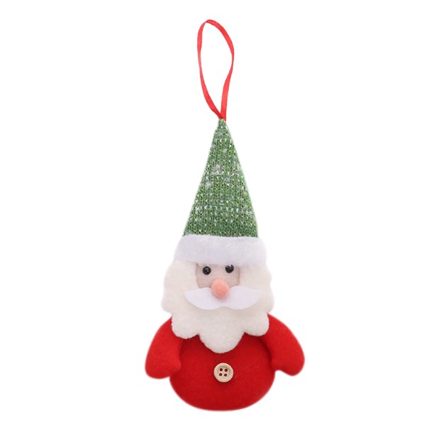 Gibobby Uds. Colgante de Navidad muñeco de sin rostro colgante de árbol de Navidad muñeco escena de Navidad accesorios decoración(C)