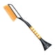 thumbnail image 4 of Herramienta de cepillo para quitar nieve de invierno, mango de espuma EVA antideslizante raspador de nieve de multifuncional mango Naranja, 4 of 6
