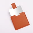thumbnail image 2 of Xihbxyly Espejo de Tarjeta de Acero Inoxidable Portátil para Evitar Caídas, Espejo de Maquillaje Sin Marco y Funda de Tarjeta, Espejo Pequeño Portátil, 2 of 3