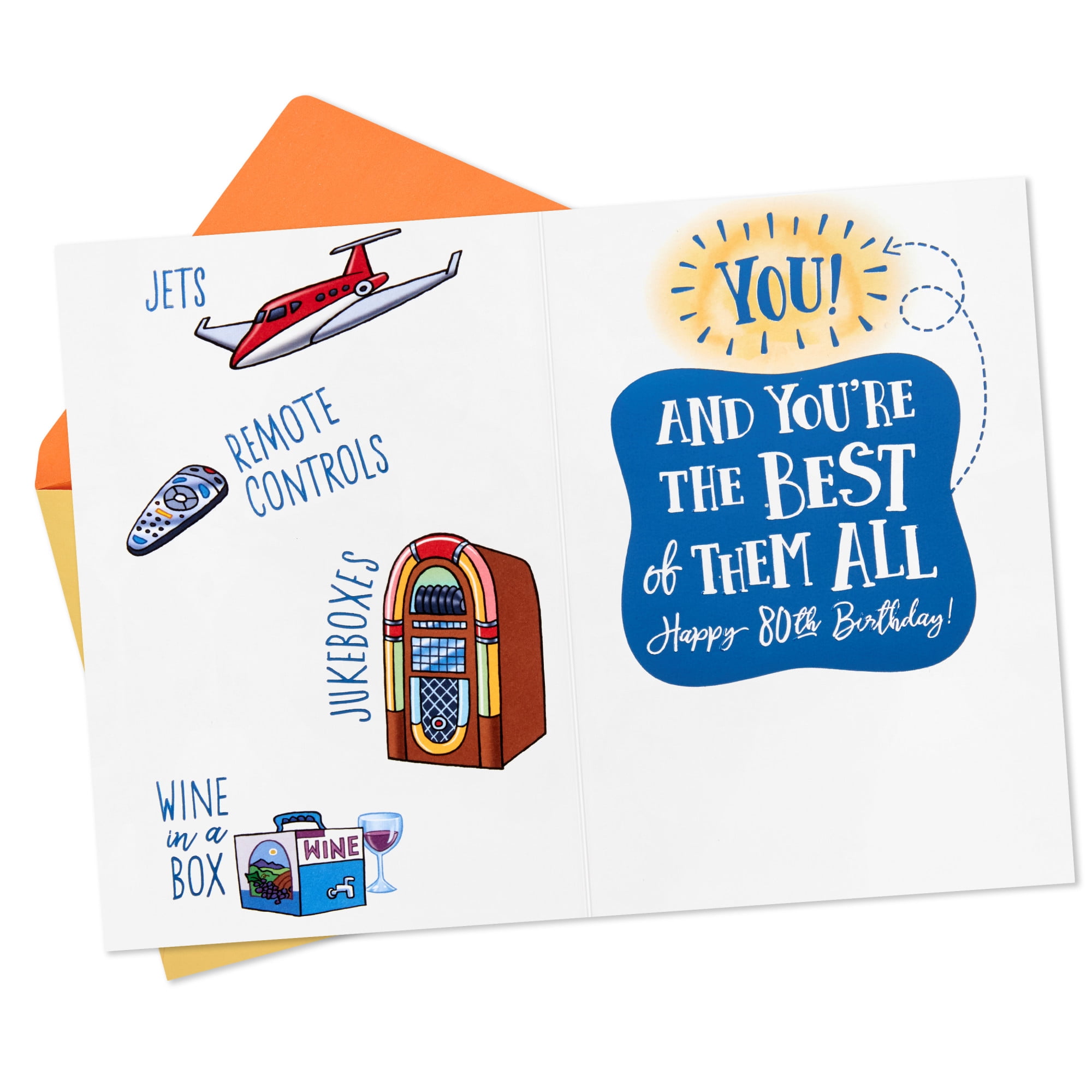 Hallmark Funny 80th Birthday Card (You're the Best of All)