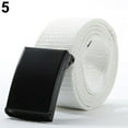 thumbnail image 4 of Soumake Unisex Military Casual Solid Color Plain Webbing Canvas Waist Belt Waistband Fashion, 4 of 7