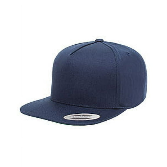 Yupoong Adult 5-Panel Cotton Twill Snapback Cap Y6007