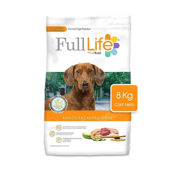 Croquetas para Perro Full Life Adulto Razas Pequeñas 8 kg