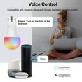 thumbnail image 3 of leyfeng Fcmila TY009 Smart WiFi Bombilla LED RGB Cambio de color Compatible con Alexa/Google Home/Tmall Genie, 3 of 8