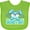 Apple Green, variant on Inktastic My First Easter Cuddly Blue Bunny Boys or Girls Baby Bib