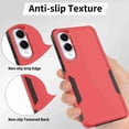thumbnail image 6 of Dteck Phone Case for Samsung Galaxy S25 Edge, Shockproof Rugged PC Hard Shell Protection TPU Soft Shell Cushioning for Samsung Galaxy S25 Edge 5G Non-Slip Double Layer Protection Cover, Red, 6 of 6