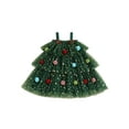 thumbnail image 2 of Jaweiwi Toddler Kids Little Girl Christmas Dress 1-9 Years Star Print Square Neck Sleeveless Layered Tulle Dresses with Plush Ball Christmas Hat, 2 of 9