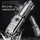 thumbnail image 4 of Injueey Bright Flashlights USB Highlight Outdoor Flash Waterproof Power Torch Light Camping Focusing Battery Lighting Type3, 4 of 6