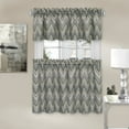 thumbnail image 2 of Achim Home Furnishings AVVL14CC12, Charcoal Avery Window Curtain Valance, 58"x14", 2 of 5