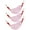 Rose Red, variant on Soft Flannelette Banana Shape Hanging Cat Hammock Bed & Small Animal Winter Warm Swing Cage House, Parrot Nest Set (Rose Red, 7.9 x 2.8 in / 20 x 7 cm, 3 Pack)