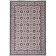 thumbnail image 2 of Contemporary Home Living 3.25' x 5' Floral Rosette Medallions Area Throw Rug - Cream and Raspberry, 2 of 8