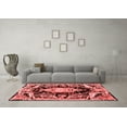 thumbnail image 3 of Ahgly Company Indoor Rectangle Medallion Red French Area Rugs, 7' x 9', 3 of 4