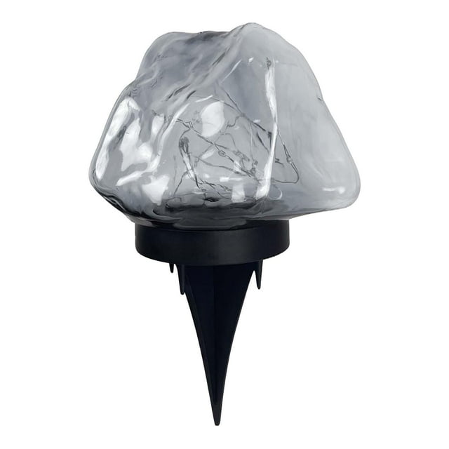 Luces de suelo con energía solar, iluminación LED para exteriores a prueba de agua, luces de cubierta resistentes al desgaste , Claro