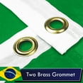 thumbnail image 3 of G128 - BRAZIL FLAG NEW 3X5ft BRAZILIAN FOOTBALL BANNER 90X150cm POLYESTER POLY FLAG, 3 of 7