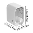 thumbnail image 3 of YiJuHui No Drill Toothbrush Holder Wall Mount, Adhesive Bathroom Organizer Storage Rack, Waterproof Dustproof Space-Saving for Bathroom Countertop Sink Vanity, 3 of 6
