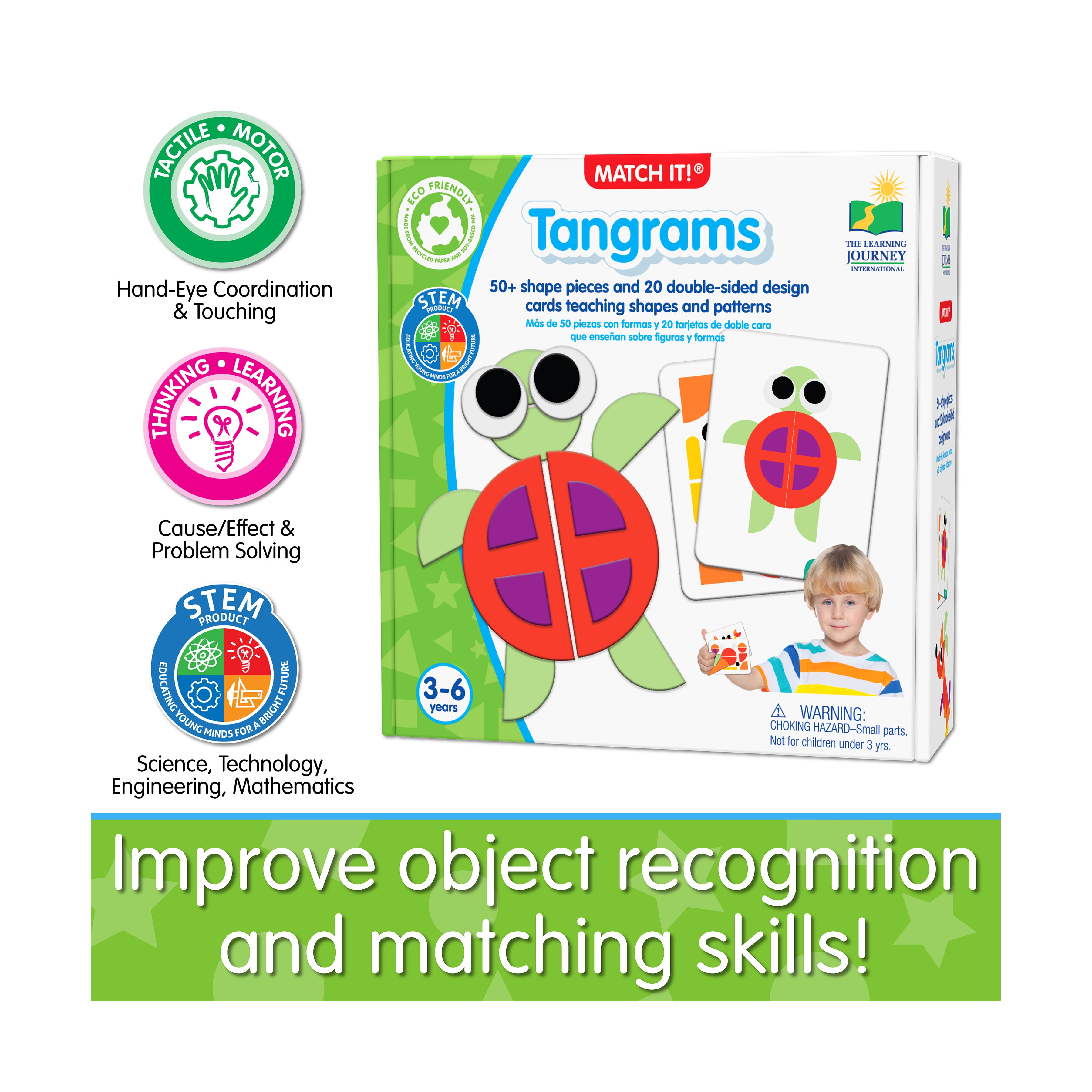 The Learning Journey Match It! - Tangrams
