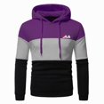 thumbnail image 4 of Sudadera con capucha de lana de tres colores para hombres y mujeres, Sudadera con capucha informal de manga larga, Sudadera con cuello redondo, jersey de camisa inferior, 4 of 5