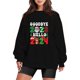 thumbnail image 1 of Gibobby Temperamento Pullover Top Navidad Mujer Casual Y 2 K Manga Larga Impreso Sudadera Suelta Sin Capucha Cuello Rojoondo Sudadera Blusa (Negro, S), 1 of 4