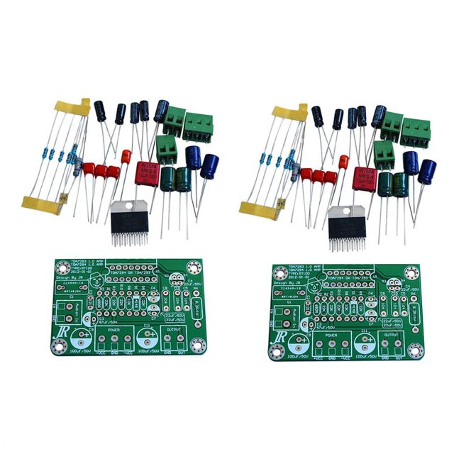 2 placas amplificadoras de audio mono TDA7294 de 80 W y 100 W, DC30 V-40 V, compatibles con TDA7293, color verde