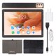 thumbnail image 1 of Tableta de 10,1 pulgadas Ticfox FHD 6GB RAM 128GB ROM Octa Core CPU Cámara Dual 5G WiFi 4G LTE con teclado BT, 1 of 12