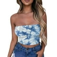 thumbnail image 1 of Tube Tops, Womens Printed Strapless Yoga Exercise Chest Wrap Pullover, 1 of 4