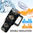 thumbnail image 3 of Mystical Eye Art Stainless Steel Insulation Mug with Lid and Handle, 30oz, 3 of 4