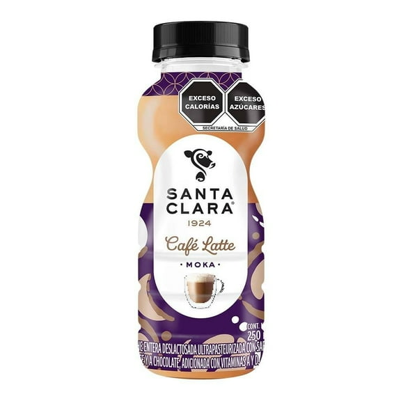 Leche saborizada Santa Clara sabor café moka 250 ml