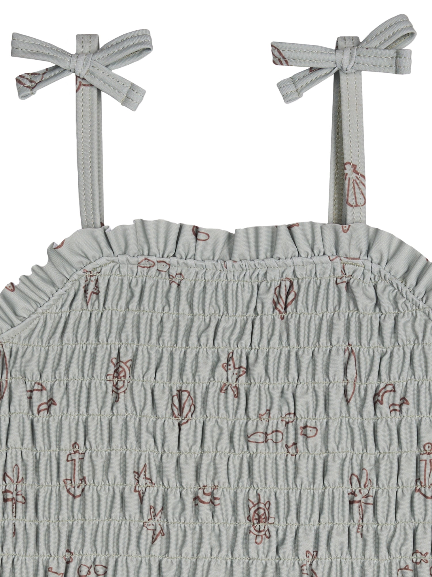 Modern Moments by Gerber Smocked One-Piece Swimsuit (Girl’s, Sizes 12M-5T)