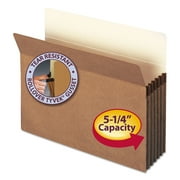 Smead 5 1/4" Exp Pocket Straight Tab Letter Manila/Redrope 10/Box 73234
