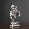 thumbnail image 4 of Couple Kissing Statue Sculpture Resin Figurine Ornament Decor Craft , Gray, 4 of 9