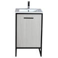 thumbnail image 2 of Fine Fixtures Vdara 20" Bathroom vanity Cabinet Set, Silver Gray, 2 of 6