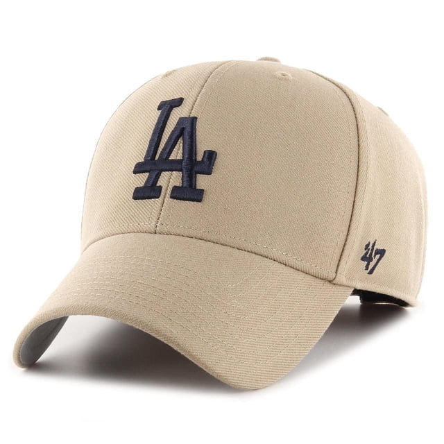 Gorra 47 MVP Los Angeles Dodgers Mezcla de Lana Beige Caqui
