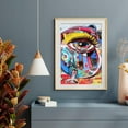 thumbnail image 6 of Poster Prints Wall Paper Art Decor Abstract Oil Painting Eyes 24x36 inch Photo Picture Poster for Home Bedroom Living Room Kitchen, 6 of 7