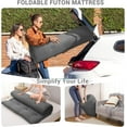 thumbnail image 7 of Japanese Floor Mattress Futon Mattress,4'' Thicken Daybed Futon Roll Up,Portable & Foldable Tatami Mat for Sofa Lounger Camping Dormitory Yoga Sleep Nap Meditation, 7 of 7