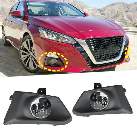 Pair of Fog Light Lamps Kit Fit for Nissan Altima 2019 2020