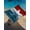 White, variant on Outdoor Sun Shade Sail 6.5'x10', Years USA Patio Beach Shade Canopy Cloth Waterproof, Independence Day Red Blue Star Wooden TearResistant & UV Protection Sun Sail for Backyard Garden Deck