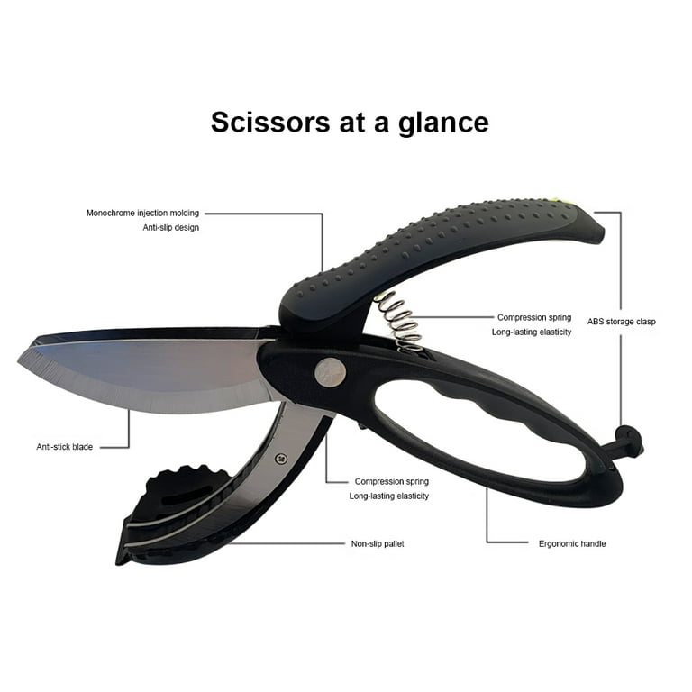 Pampered Chef Kitchen Shears Salad Chopping Double Blade