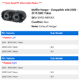 thumbnail image 2 of Muffler Hanger - Compatible with 2000 - 2015 GMC Yukon 2001 2002 2003 2004 2005 2006 2007 2008 2009 2010 2011 2012 2013 2014, 2 of 2