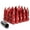 Red, variant on J2 Engineering LN-T7-022-125-RD J2 Engineering 7075 -T6 Forged Aluminum M12 x 1.25 20Pcs 80mm Spiked Cap Lug Nut w/ Socket Adapter ( Red )